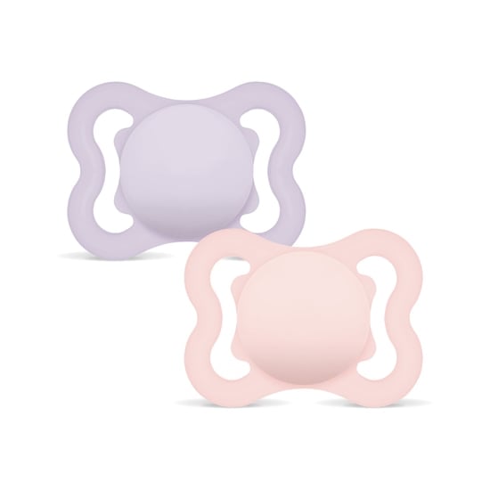 MAM Air Silicone 0-6 mån Pink 2-pack