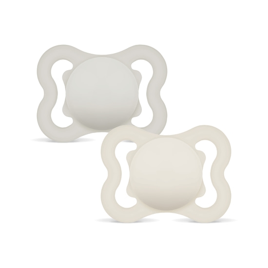 MAM Air Natural Rubber 0-6 mån Neutral Unprinted 2-pack
