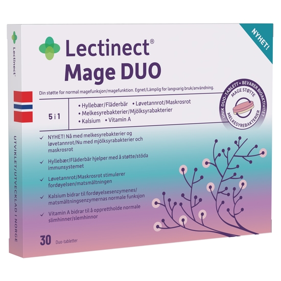Lectinect Mage DUO 30 tabletter