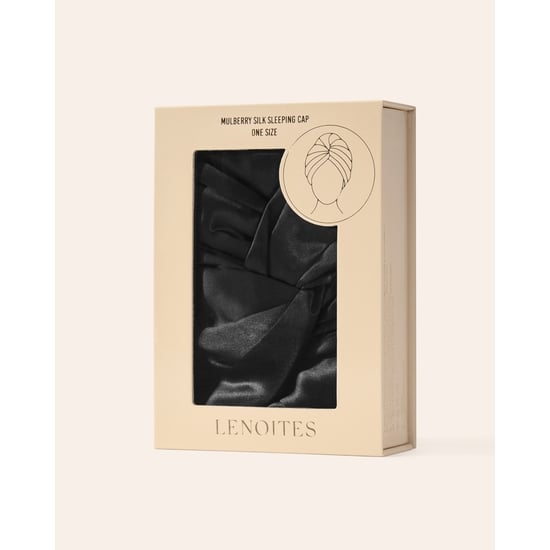 Lenoites Mulberry Silk Sleeping Cap Svart