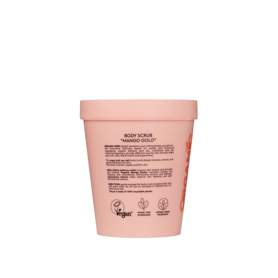 Organic Mimi Body Scrub Mango Gold 250 g