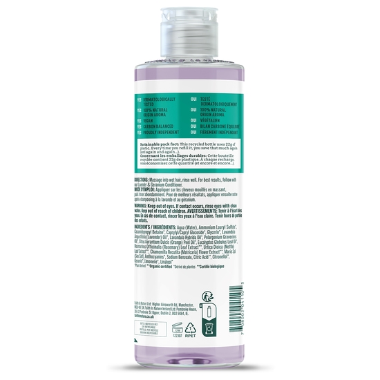 Faith in Nature Shampoo Lavender & Geranium 400 ml