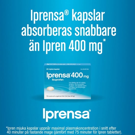 Iprensa mjuka kapslar 400 mg 20 st