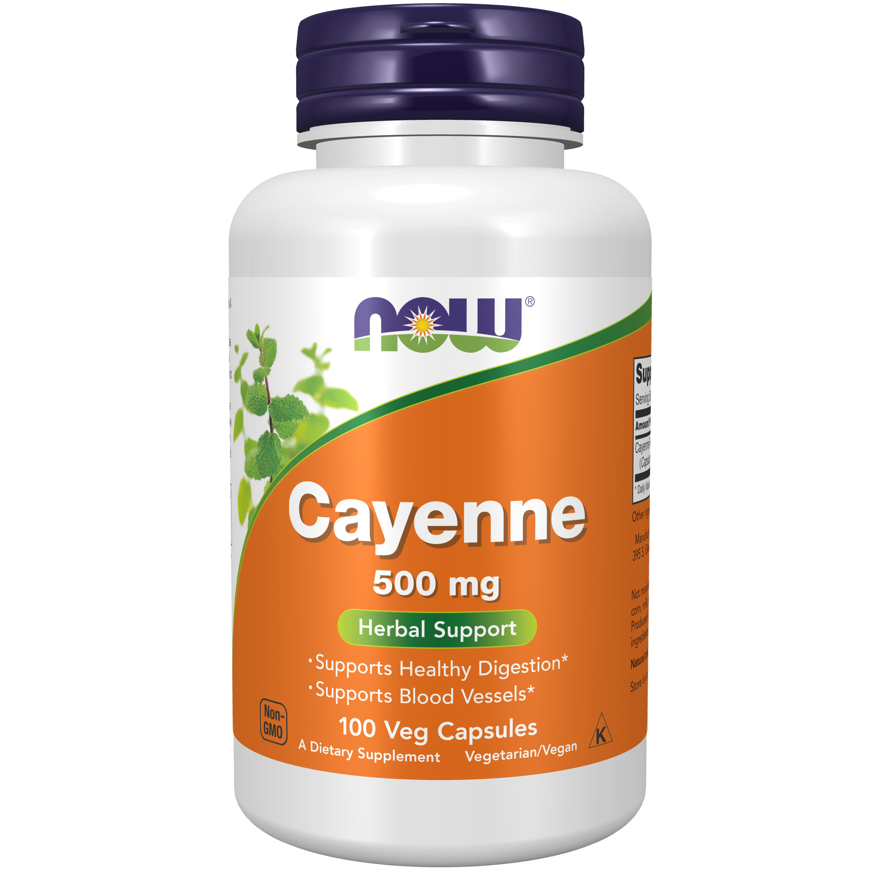 NOW Cayenne 500 mg 100 kapslar