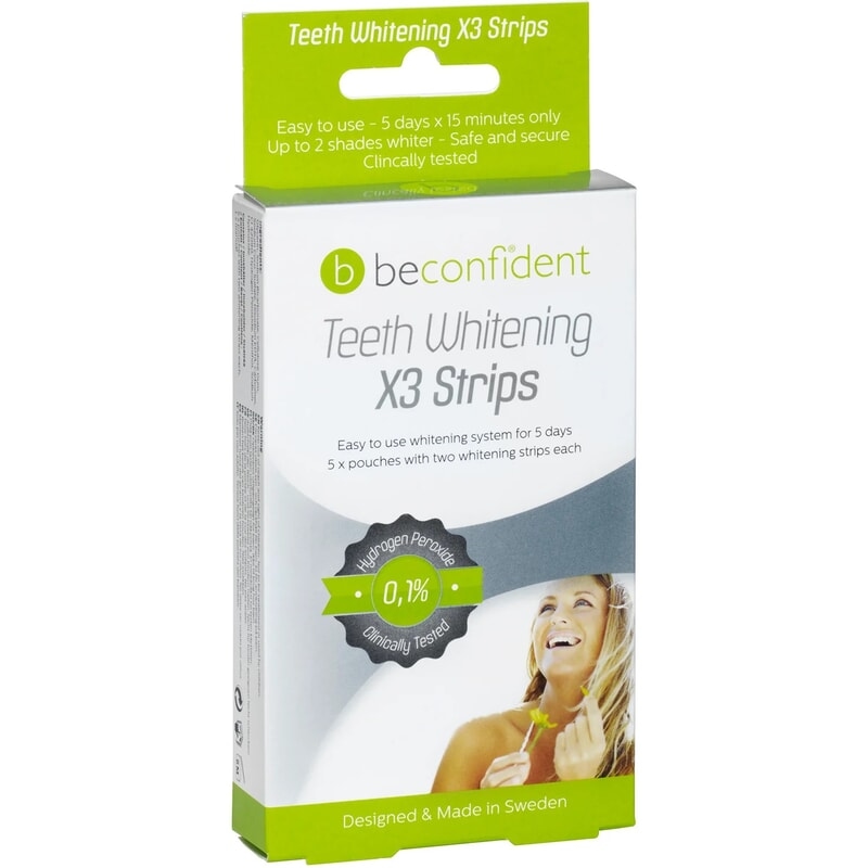 Beconfident Tandblekning X3 Strips 5 st