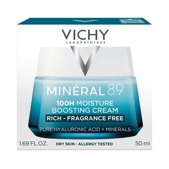 Vichy Minéral 89 100H Moisture Boosting Cream Fragrance-free 50 ml