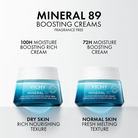 Vichy Minéral 89 100H Moisture Boosting Cream Fragrance-free 50 ml