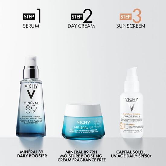 Vichy Minéral 89 72H Moisture Boosting Cream Fragrance Free 50 ml