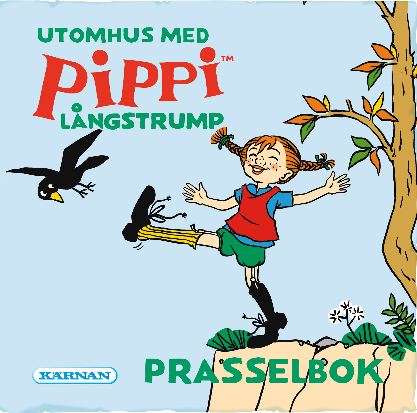Utomhus med Pippi Långstrump Prasselbok
