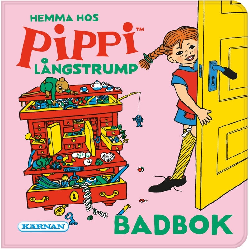 Böcker Hemma hos Pippi Långstrump Badbok