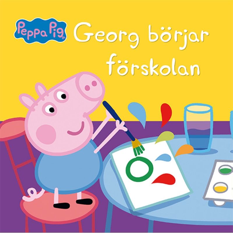 Böcker Greta Gris Georg börjar förskolan