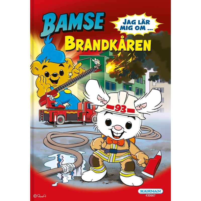 Böcker Bamse Jag lär mig om brandkåren