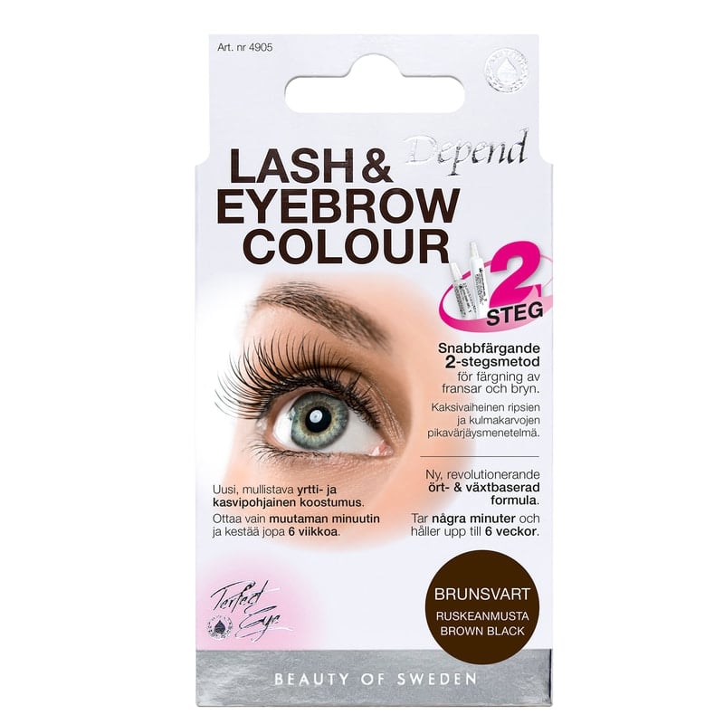 Depend Lash & Eyebrow Colour Brown Black