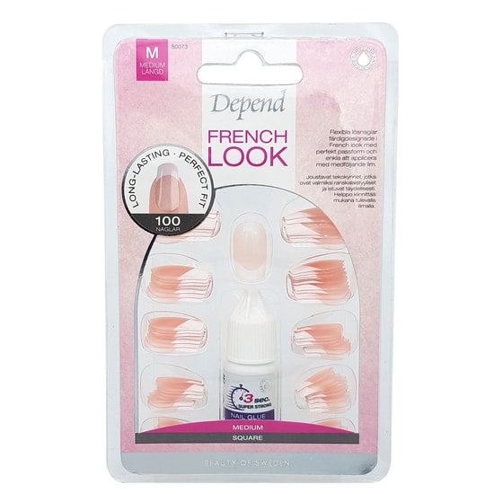 Depend Lösnaglar French Fashion 100 st
