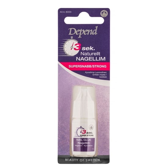 Depend 3 Sek. Naturellt Nagellim 3 g