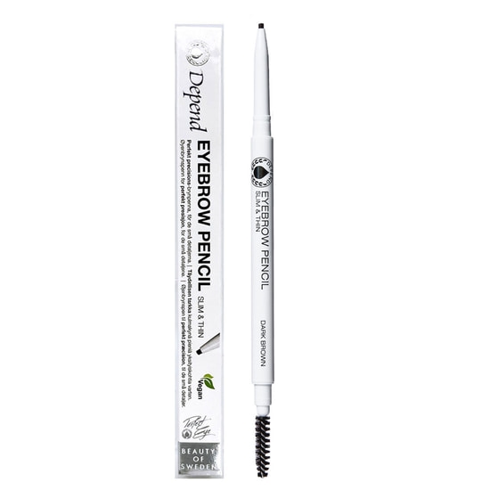 Depend Eyebrow Pencil Slim & Thin Dark Brown 4 g