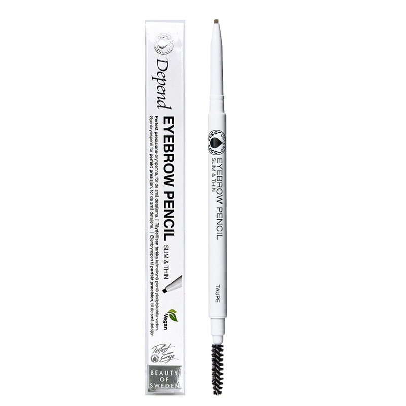 Depend Eyebrow Pencil Slim & Thin Taupe 4 g