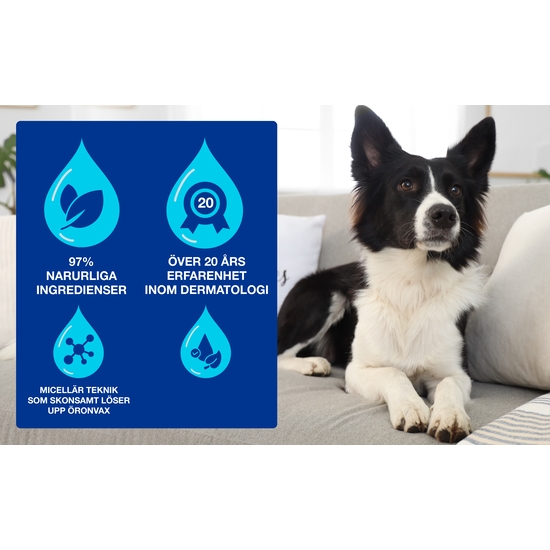 DOUXO Skin & Coat Spa Ultra-safe Dewaxing Öronrengöring 120 ml