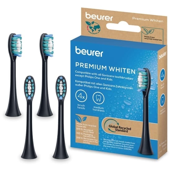 Beurer Sonic Premium Whiten Brush Heads Refill 4 st