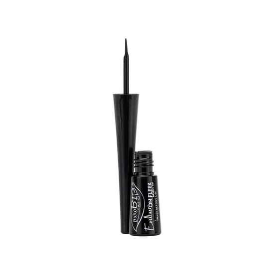 puroBIO Eyeliner On Fleek Fluid Brush Tip Black 02 3 ml