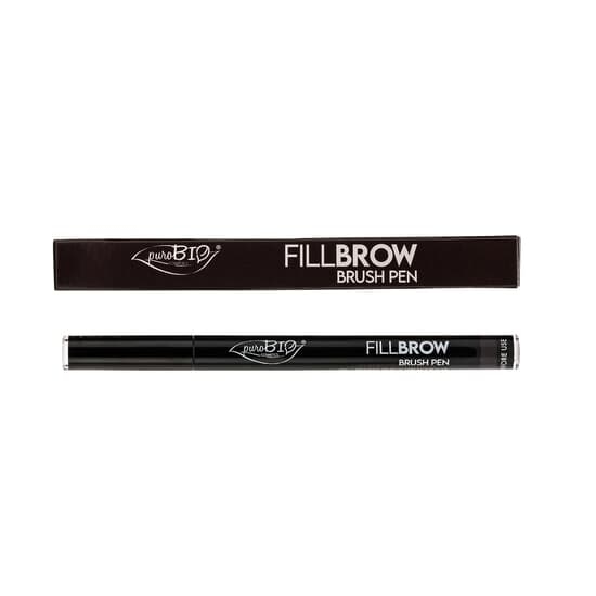 puroBIO Eyebrow Fillbrow Brush Pen Soft Black 04 0,7 ml
