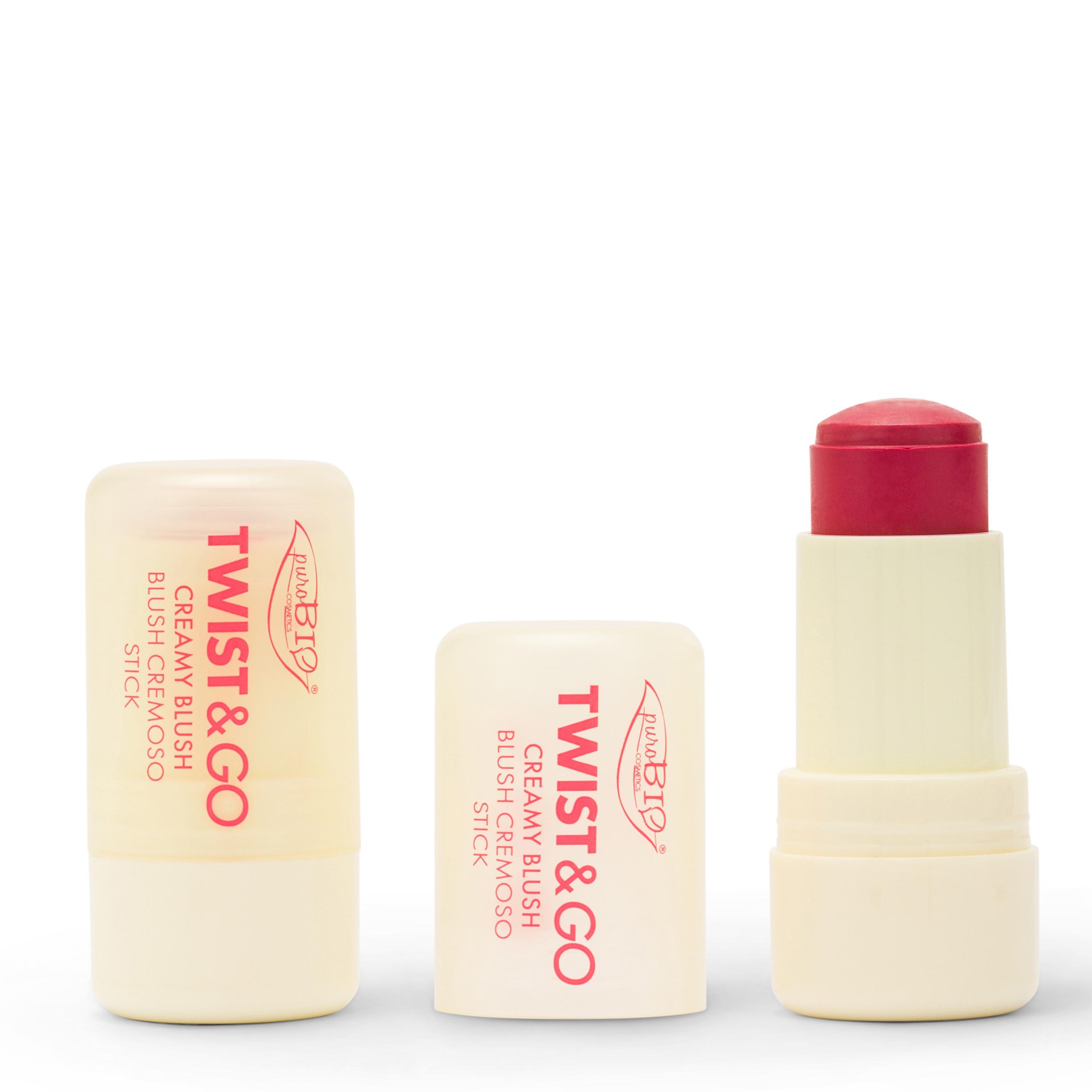 puroBIO Twist & Go Creamy Blush 04 Strawberry 5 g