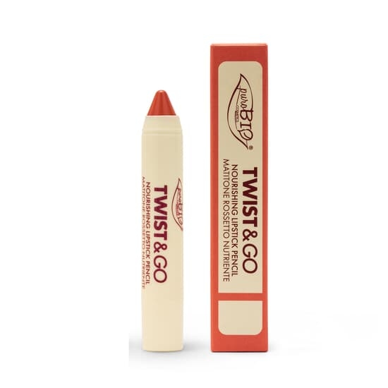puroBIO Twist & Go Nourishing Lipstick Pencil 502 Peach Nude 2,9 g
