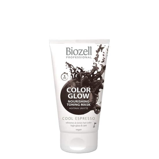 Biozell Color Glow Nourishing Toning Mask Cool Espresso 150 ml