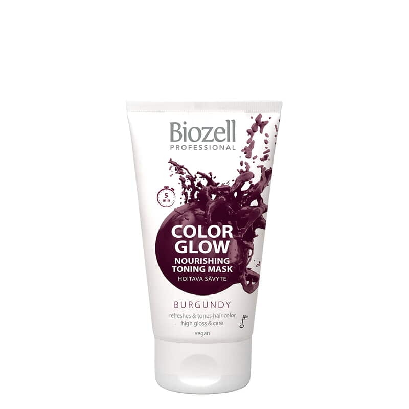 Biozell Color Glow Nourishing Toning Mask Burgundy 150 ml