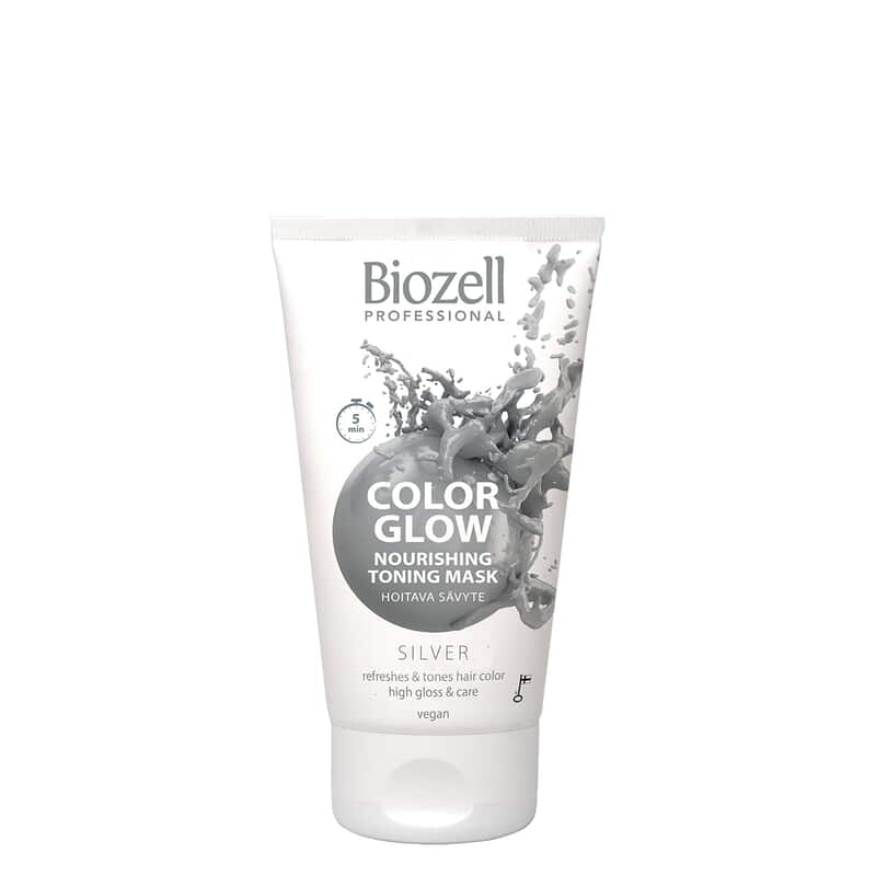 Biozell Color Glow Nourishing Toning Mask Silver 150 ml