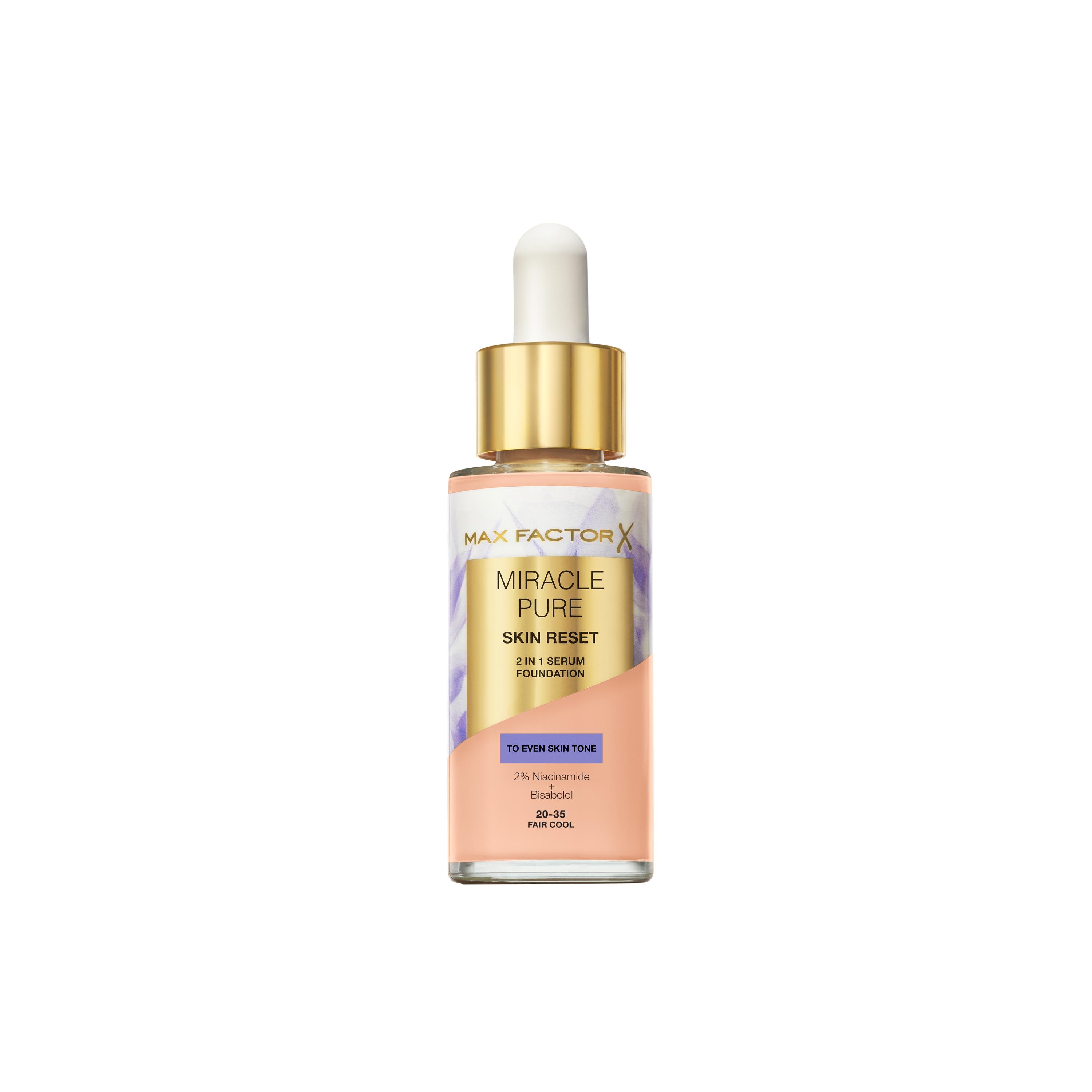 Max Factor Miracle Pure Skin Reset 2 In 1 Serum Foundation 30.5 Fair Cool 30 ml