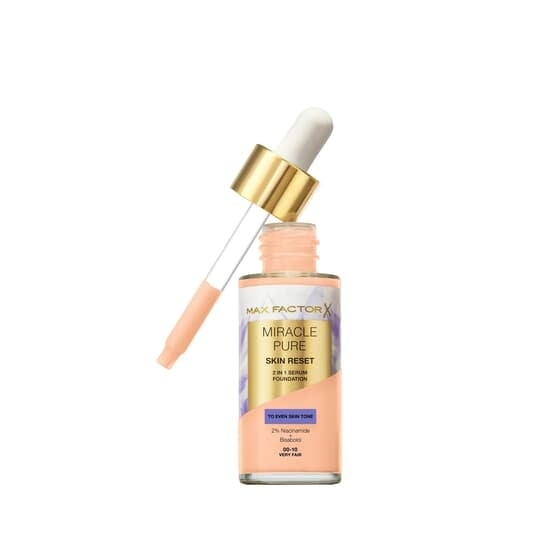 Max Factor Miracle Pure Skin Reset 2 In 1 Serum Foundation 10 Very Fair 30 ml
