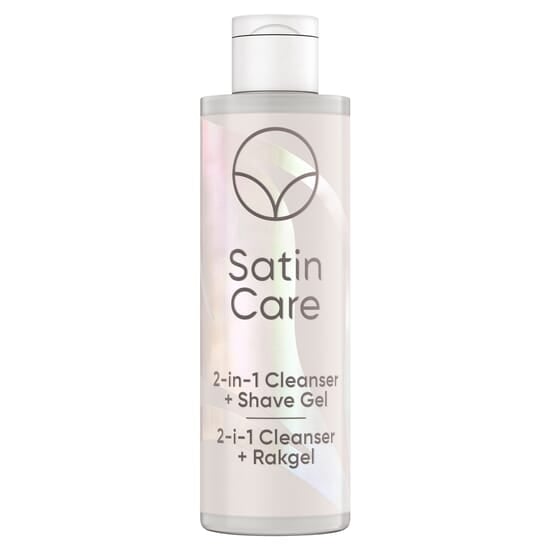 Satin Care 2-i-1 Cleanser & Rakgel Könshår & Intimområdet 190 ml