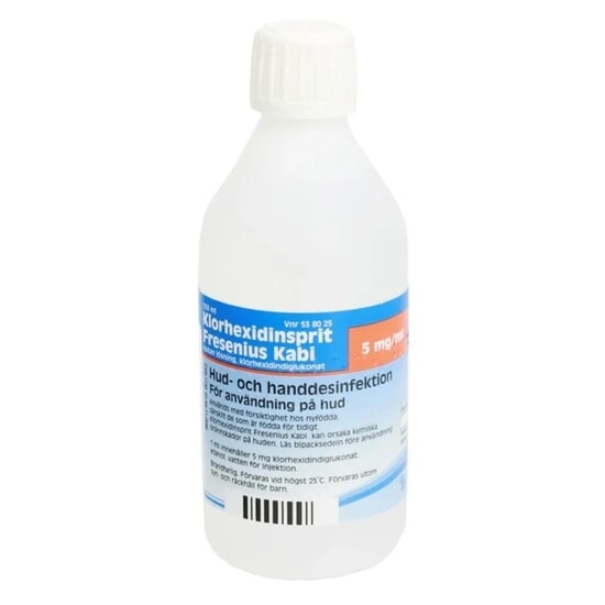 Fresenius Kabi Klorhexidinsprit kutan lösning 5 mg/ml 250 ml