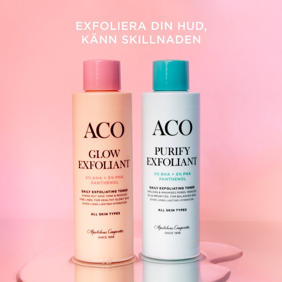 ACO Face Purify Exfoliant Toner Oparfymerad 150 ml