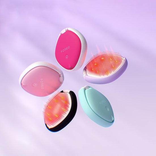 FOREO FLIP 4 Play Advanced LED Light Hairbrush I Lilac You!