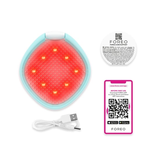 FOREO FLIP 4 Play Advanced LED Light Hairbrush Ice Ice Baby!