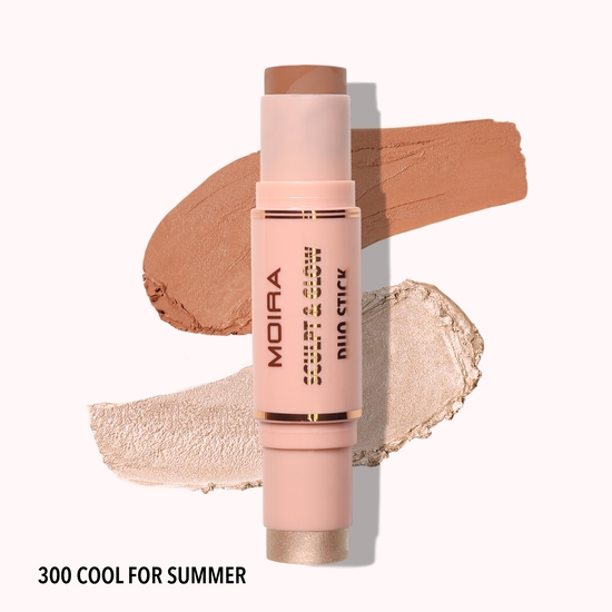 MOIRA Sculpt & Glow Duo Stick 300 Cool For Summer