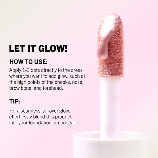 MOIRA Glow Show Liquid Highlighter 005 Rosé Royal 4,3 g