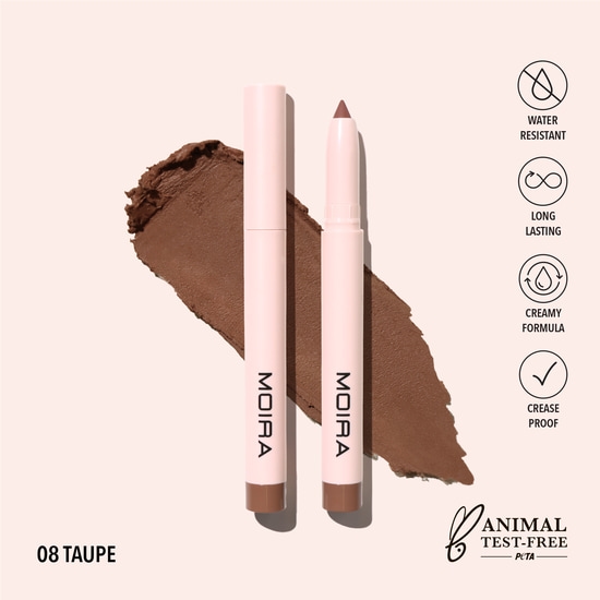 MOIRA At Glance Stick Shadow 008 Taupe 1,5 g