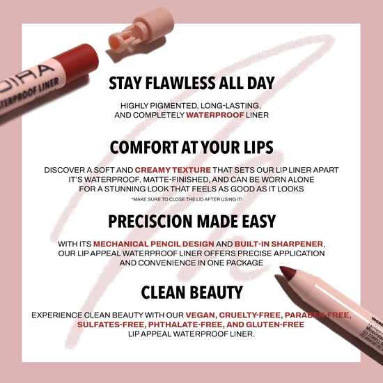 MOIRA Lip Appeal Waterproof Liner 001 Fairytale 0,6 g