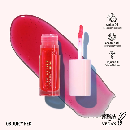 MOIRA Glow Getter Hydrating Oil 008 Juicy Red 4,6 ml