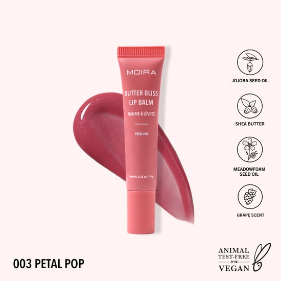 MOIRA Butter Bliss Lip Balm 003 Petal Pop 10 g