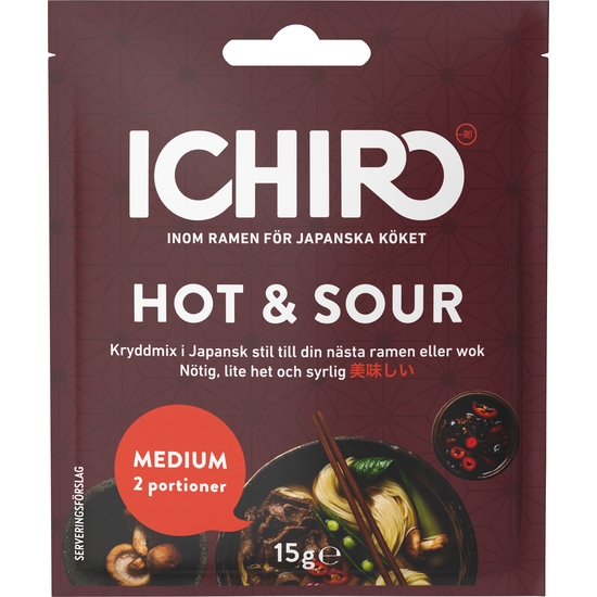 Ichiro Kryddblandning Hot & Sour 15 g
