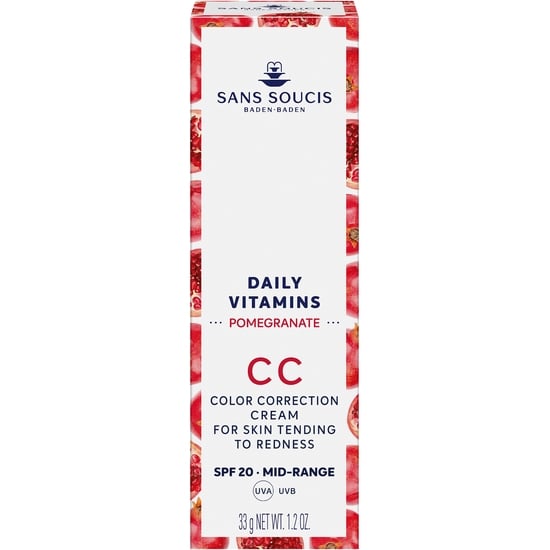 Sans Soucis Daily Vitamin CC Color Correction Cream SPF20 For Skin Tending To Redness 30 ml