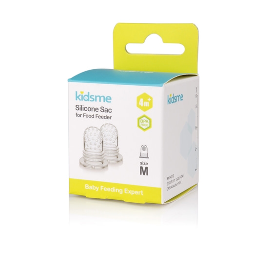 Kidsme Food Feeder Utbytespip 4m+ 2-pack