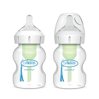 Dr Brown Wide-Neck Options+ Flaskor 150 ml 2-Pack