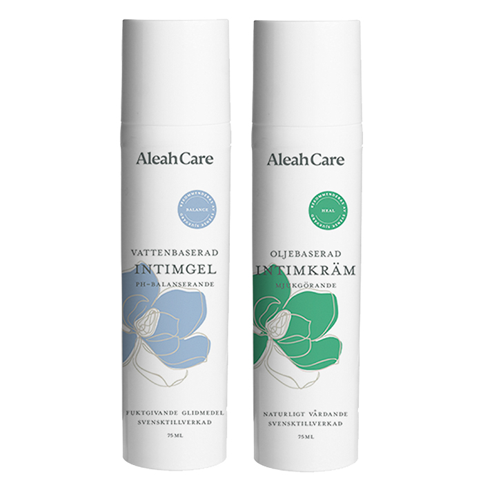 Aleah Care Näringsrik Intimvård (Duo) Intimgel Balance + Intimkräm Heal 2 x 75 ml