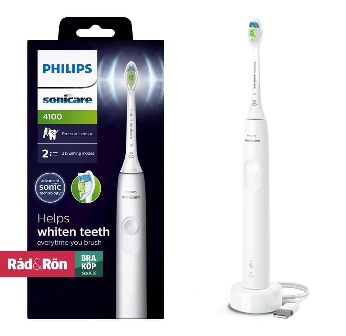 Philips Sonicare Eltandborste 4100 Series Vit 
