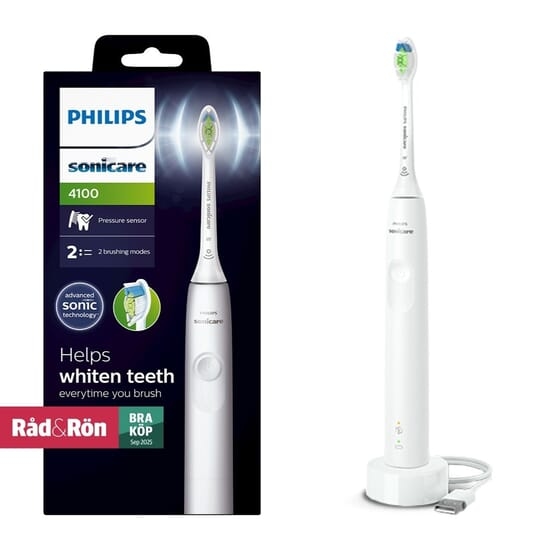 Philips Sonicare Eltandborste 4100 Series Vit 